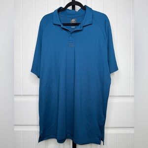 Oakley Men's Hydrolix Deep Blue Polo Shirt